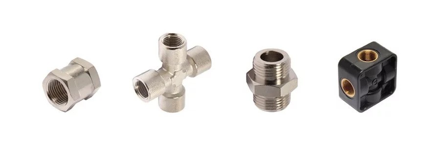 Brass threaded fittings